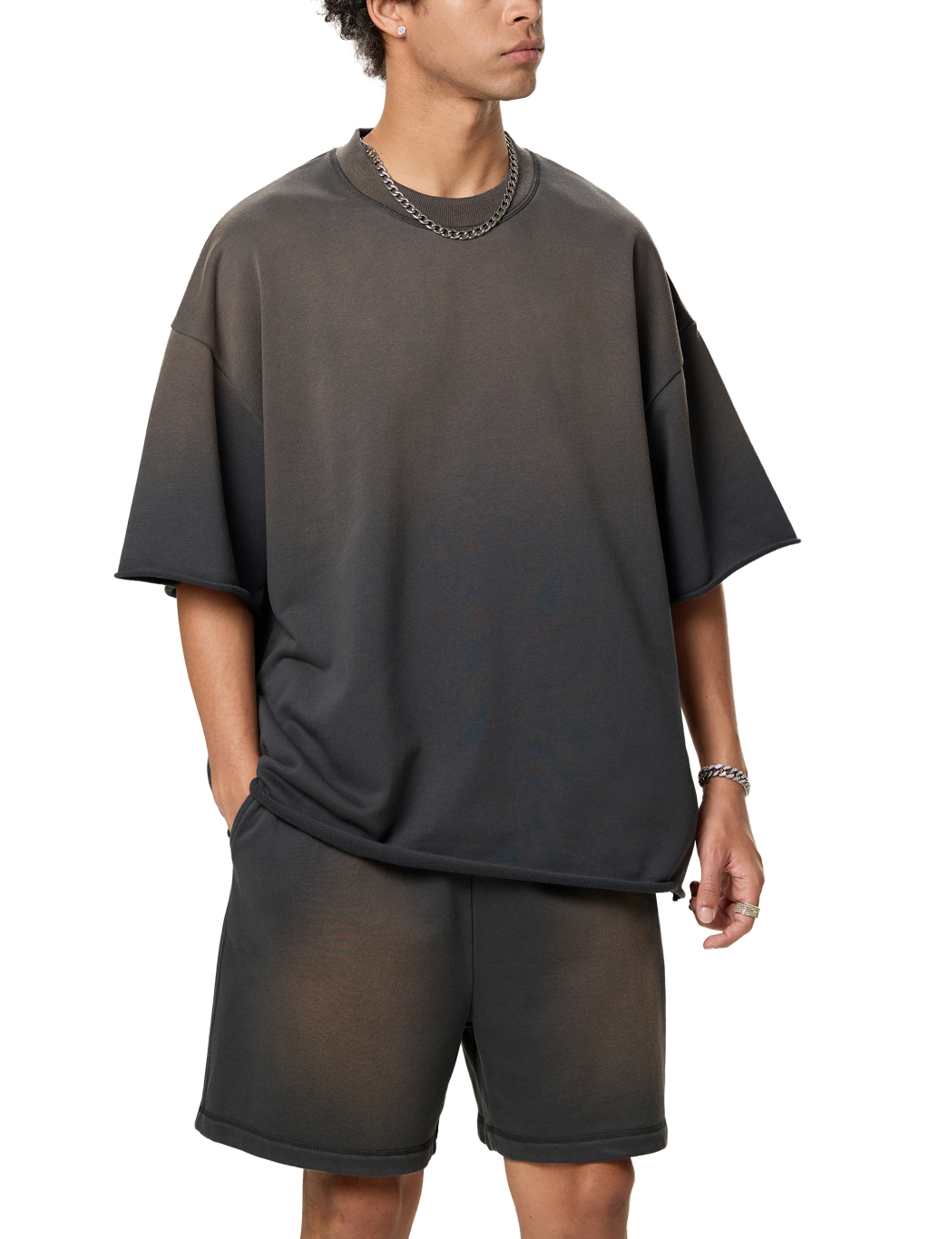 Sunfade Raw Edge T-Shirt – Vintage Streetwear | Tapstitch-7